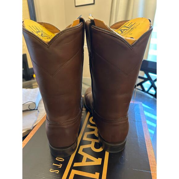 Corral Men\'s Honey Embroidery Round Toe Leather Western Boots A4068 11.5 main image 9